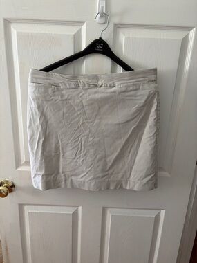 Kim Rogers Light Beige Mini Skirt